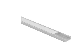 Накладной анодированный LED профиль Eco Light N03 с матовым рассеивателем 3 м
