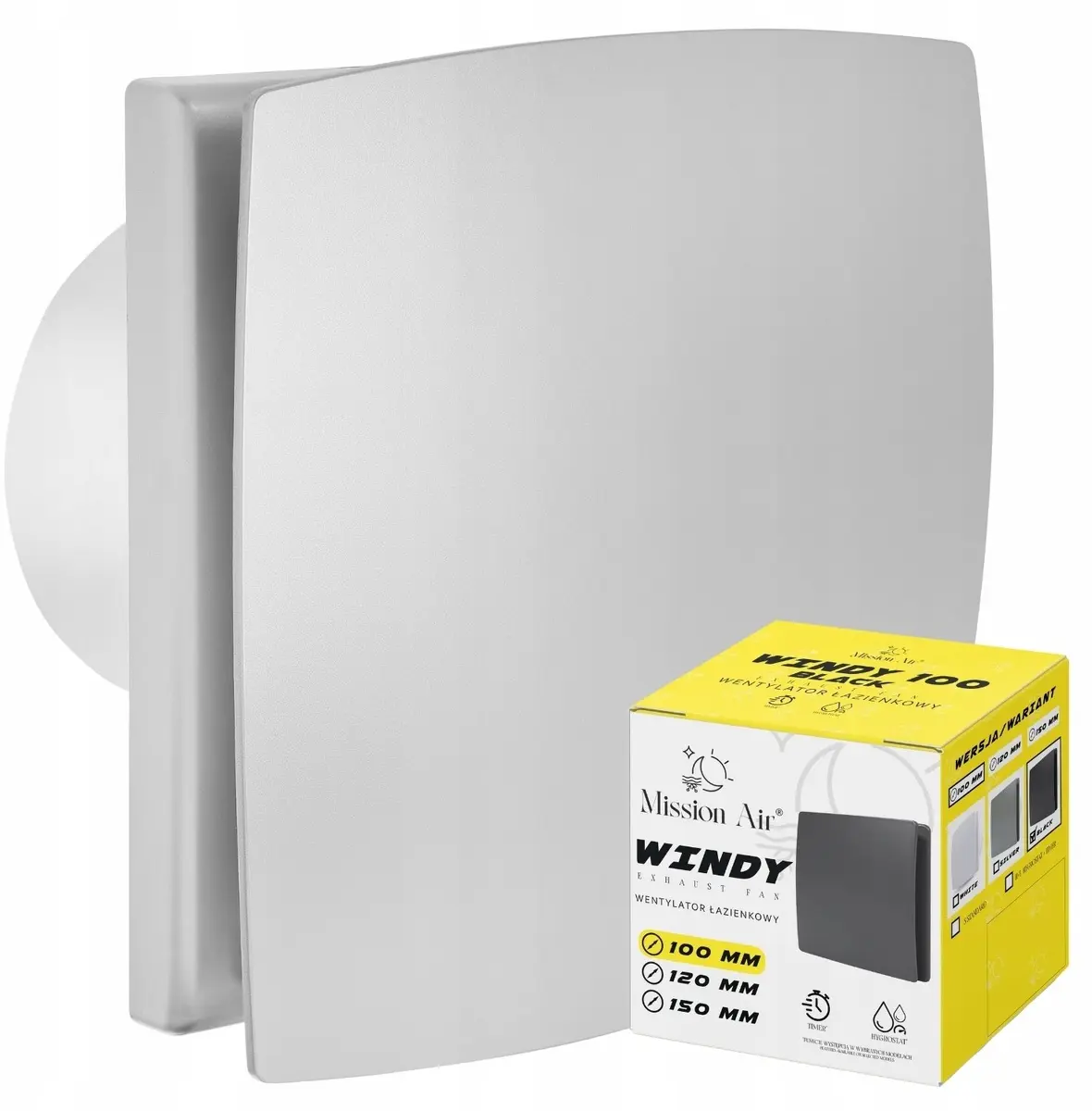 Mission Air WINDY 100 H+T SILVER