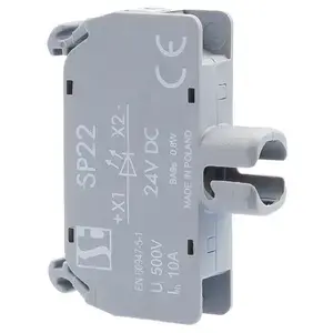 Spamel SP22-1435R02 Indicator Light Holder for BA9s Bulb 230V AC