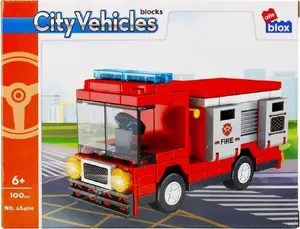 ALLEBLOX City Construction Building Blocks Set, 100 Pieces