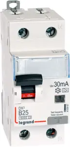Дифференциальный автомат Legrand DX3 P312 2P 25A B 30мА тип A