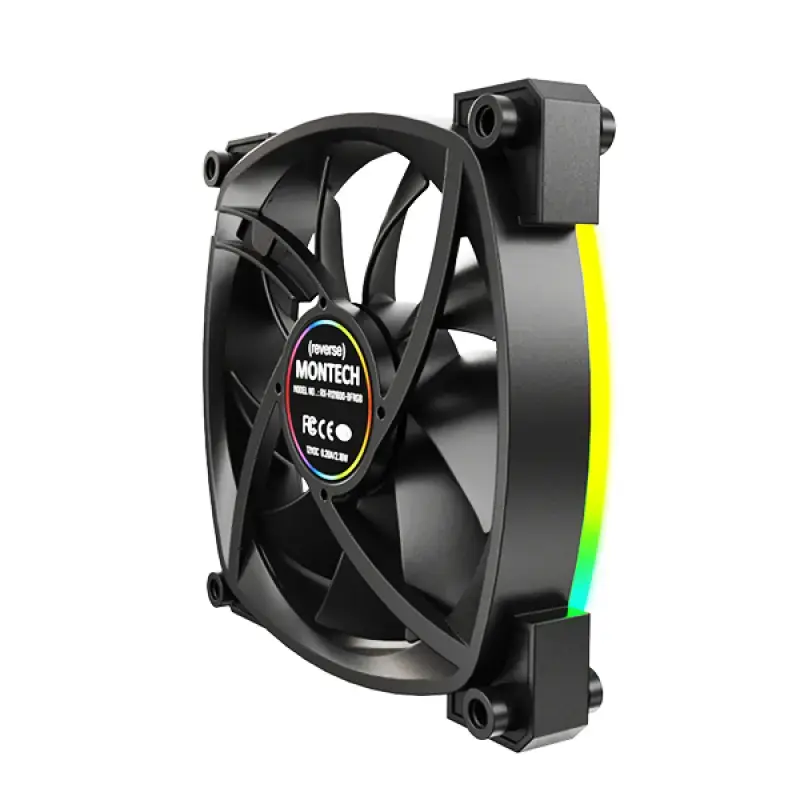 Montech RX120 PWM 120mm korpusa ventilators, 3 gab. Photo 5