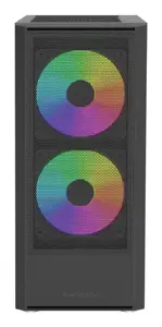 Montech X2 Plus Midi Tower PC Case, Black
