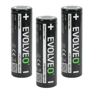 Evolveo LiPower 217 Max 5000 Li-ion Battery 21700 3.7V 5000mAh 3-Pack