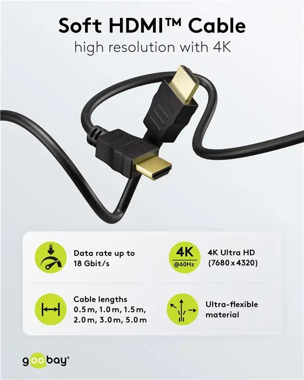 Goobay 80102 HDMI High-Speed Cable 1.5m Photo 6