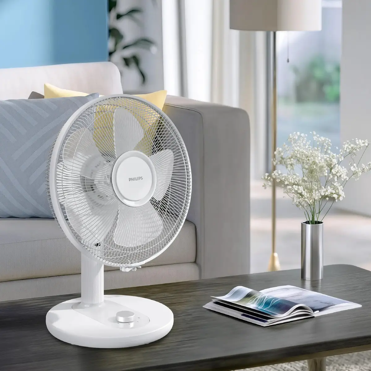 Настольный вентилятор Philips CX1030/00 белый Photo 2