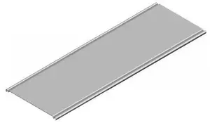 Baks PKRS100/3 kabeļu kanāla vāks 100mm platums 0,5mm biezums 3m garums