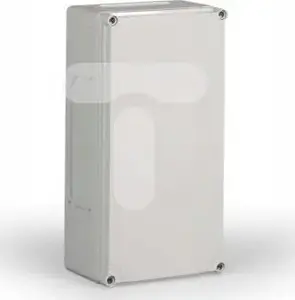 Корпус Ensto Cubo O 200x400x132 мм ABS гладкие боковые стенки серая крышка
