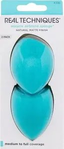 Real Techniques Miracle Airblend Sponge Makeup Applicator Set, 2 Pieces
