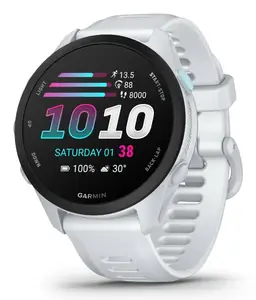 Смарт-часы Garmin Forerunner 70 с GPS, AMOLED-дисплей 1.2 дюйма, белые