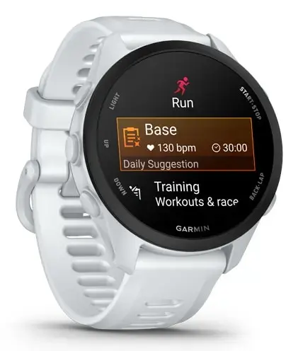 Garmin Forerunner 70 GPS viedpulkstenis - Balts Photo 7