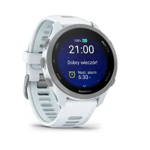 Garmin Forerunner 170 GPS sporta pulkstenis, Whitestone krāsā ar Whitestone/Cloud Blue siksniņu