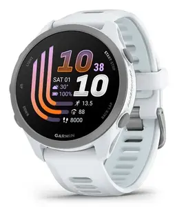 Смарт-часы Garmin Forerunner 170, 1.2-дюймовый AMOLED-дисплей, корпус 30 мм, GPS, белые