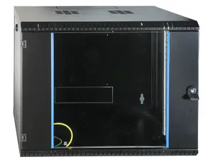 Настенный телекоммуникационный шкаф EFB Elektronik 691709VTS.60 9U, IP20, черный