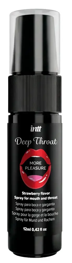 Спрей для орального секса Intt Deep Throat Strawberry 12 мл Photo 2