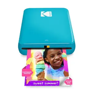 Kodak STEP mobilais foto printeris, ZINK 2x3 collas, Bluetooth, zils