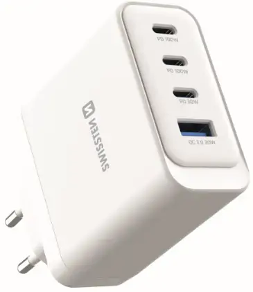 Swissten Core GaN 100W 4-Port Travel Charger Photo 4