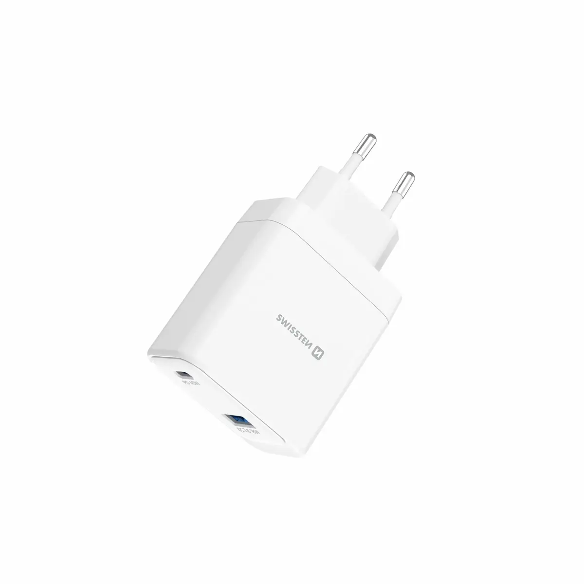 Сетевое зарядное устройство SWISSTEN Core GaN 45W USB-C / 18W USB-A Photo 3