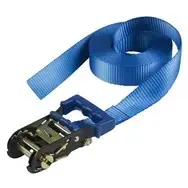 MASTER LOCK Ratchet Tie-Down Strap, 6 m x 35 mm, Blue