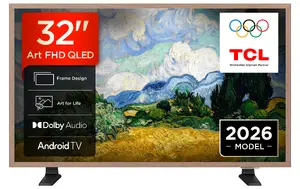 TCL 32A400 Pro 32-inch Full HD QLED Smart TV, 1920 x 1080, Wi-Fi, White