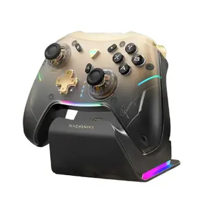 Беспроводной игровой контроллер Machenike G5Pro Premium Edition с зарядной станцией, черно-золотой