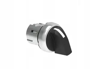 LOVATO Electric LPSS120 2-Position Selector Switch 0-1, Metal, 22mm, Short Knob