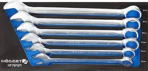 Högert Technik HT7G121 6-Piece Wrench Set