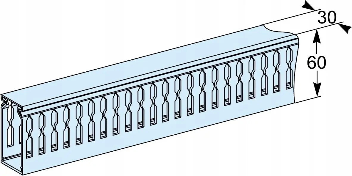 Schneider Electric LVS04257 horizontālās sekcijas 60x30mm
