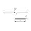Kanlux SHADE B/F-FR Diffuser for Aluminum Profiles Photo 2