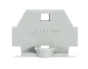 Wago 260-361 spaiļu bloka pārsegs, pelēks