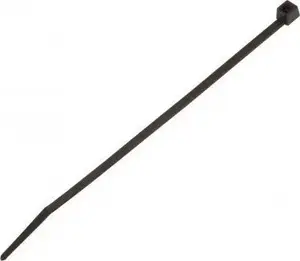 Shumee kabeļu savilcējs 140x3,5 mm melns 100 gabali