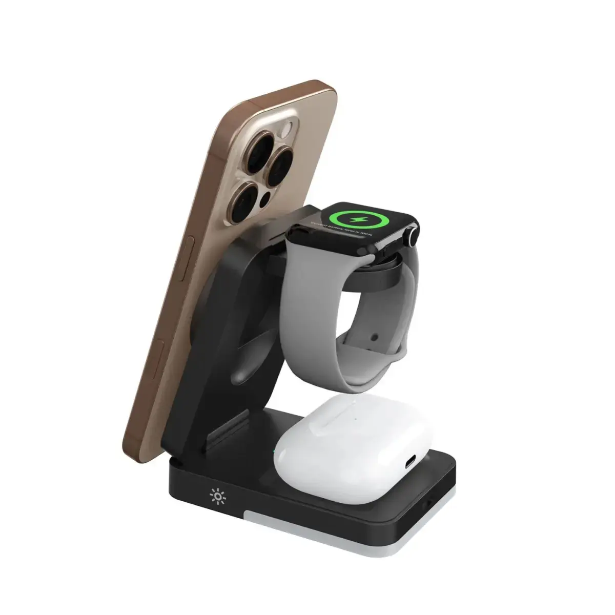 Беспроводная зарядная станция Mobile Origin MO-FCHS-PW28-BLK Photo 8