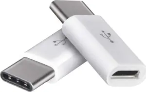 EMOS SM7023 USB Adapter Micro-B Female to USB-C Male, 2-Pack