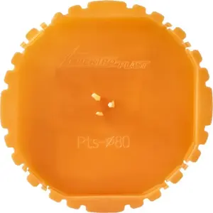 Сигнальная крышка для монтажной коробки Elektroplast 13.18, 80 мм, оранжевая, 50 шт.
