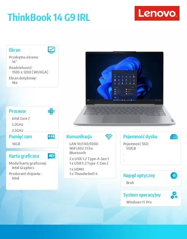 Lenovo ThinkBook 14 G9 Laptop | Professional Business Notebook Photo 11