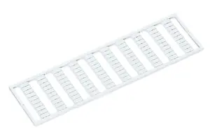 Wago 793-5666 Terminal Block Markers, 100 Pieces, White