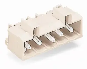 Wago 721-434/001-000 MCS-MIDI Classic Terminal Block, 4-Pole, 5mm Pitch, Grey