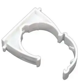 TTPLAST UZ 13 Closed Pipe Clip, White