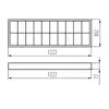 Потолочный растровый светильник Kanlux 31058 G13 Photo 2