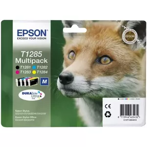 Картридж Epson Ink C13T12854012 T1285 Черный Голубой Пурпурный Желтый