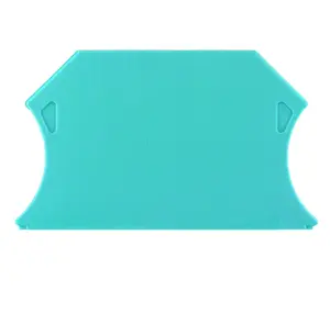 Weidmüller WAP 2.5-10 BL End Plate, Blue, 50 Pieces