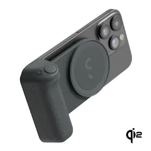 Kameras rokturis ShiftCam SnapGrip Pro, melns, USB Type-C, iebūvēts akumulators