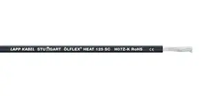 Сигнальный кабель Lapp ÖLFLEX HEAT 125 SC, 1 мм², черный, без галогенов