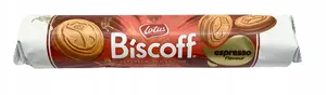 Печенье Lotus Biscoff с кремовой начинкой со вкусом эспрессо 150г