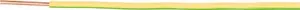 Shumee H07V-U (DY) 10 Installation Wire, Yellow-Green, 100m