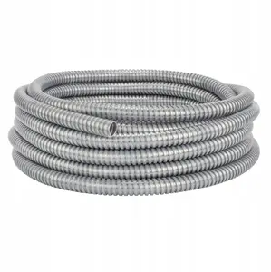 STASIŃSKI Anaconda Multiflex Metal Protective Conduit, Size 32, 32/28.1mm, Halogen-Free, Self-Extinguishing, 1250N, UV Resistant, 50m