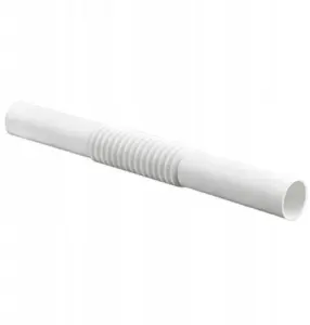 TTPLAST ZCL 20 lokans gofrēts savienotājs, PVC, balts