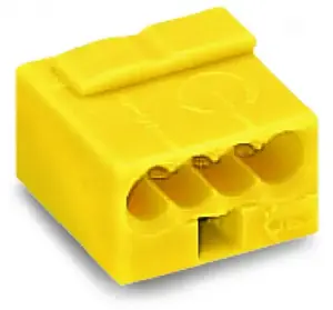 Wago 243-504 MICRO 4-conductor installation connector, 100 pieces