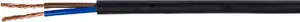 Плоский кабель Shumee H03VVH2-F OMYp 2x1,5 мм² черный 50 м