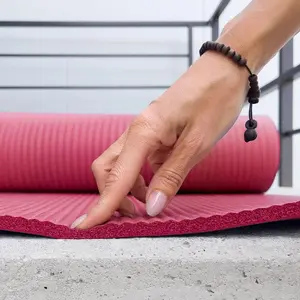Wozinsky WNSP-15R Exercise Mat for Yoga and Fitness, Pink